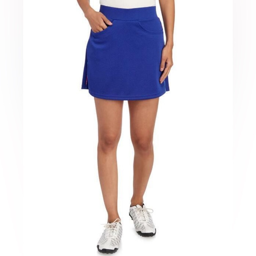 PEBBLE BEACH Women’s L Skirt Dry-Luxe Golf Tennis Skirt Blue